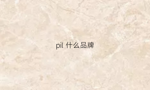 pil什么品牌(pilgrim是什么牌子)